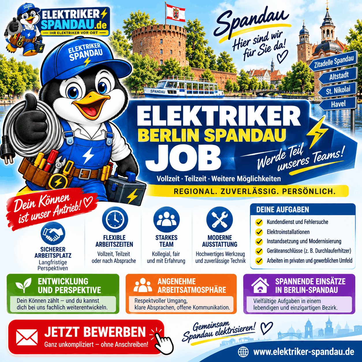 Elektriker Berlin Spandau Job Infografik Elektriker Berlin Spandau Job Infografik